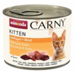 ANIMONDA Carny Kitten Poultry Beef - de croquettes pour chat - 200 g