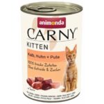 ANIMONDA Carny Kitten Veal, chicken, turkey - nourriture humide pour chat - 400g