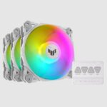 ASUS TUF GAMING TF120 ARGB WHITE EDITION 3IN1 Refroidisseur d'air 12 cm Blanc 3 pièce(s)