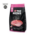 PAN MIĘSKO Veau avec caille XS - nourriture sèche pour chiots - 9kg