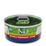 FARMINA N&D Cat Prime Chicken&Pomegranate Kitten - nourriture humide pour chat - 70 g