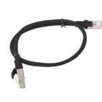 PATCHCORD KAT.6 UTP 0.5M CZARNY FLUKE PASSED LANBERG 10-PACK