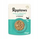 APPLAWS Tuna fillet with anchovy & seaweed in broth - nourriture humide pour chat - 70g