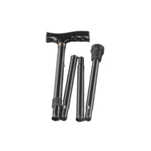 Canne télescopique pliante avec réglage de la hauteur RF-520 - Noir