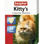 Beaphar Kitty's + Taurine-Biotine Chat Comprimé