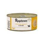 APPLAWS Chicken breast in broth - nourriture humide pour chat - 70g