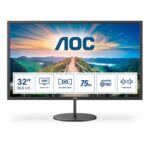 AOC V4 Q32V4 écran plat de PC 80 cm (31.5") 2560 x 1440 pixels 2K Ultra HD LED Noir
