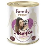 FAMILY FIRST Adult Turkey with parsley - Aliments humides pour chiens - 800 g