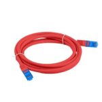 LANBERG PATCHCORD S/FTP CAT.6A 0.5M RED LSZH