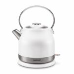Zelmer ZCK7940 bouilloire 1,5 L 2200 W Acier inoxydable, Blanc