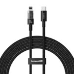 Baseus Gem Câble de charge rapide USB-C vers iP 2 m 20 W Noir