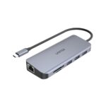 UNITEK D1026B station d'accueil USB 3.2 Gen 1 (3.1 Gen 1) Type-C Gris