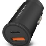 Esperanza EZC111K chargeur d'appareils mobiles Smartphone, Tablette Noir USB Charge rapide Auto