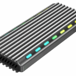 Gembird EE2280-U3C-03 Boîtier USB 3.1 pour disques M.2 NVMe, RVB, aluminium