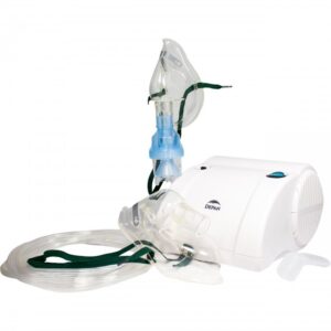 Inhalateur à piston silencieux avec deux masques