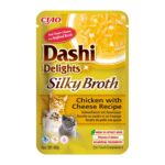 INABA CAT Dashi Delights Silky Broth Chicken with Cheese - friandise pour chats - 40g