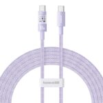 Baseus Gem Câble de charge rapide USB C vers USB C 2 m 100 W Pourpre