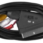 SAVIO câble audio/vidéo SCART - 3xRCA 2m CL-133 Noir