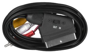 SAVIO câble audio/vidéo SCART - 3xRCA 2m CL-133 Noir