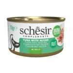 SCHESIR Complements Tuna with algae in jelly - nourriture humide pour chat - 70g