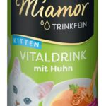 MIAMOR Trinkfein Kitten Vitaldrink with chicken - Friandise pour chat - 135ml