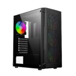 Gembird CCC-FC-400X Gaming ARGB boîtier d'ordinateur Fornax 400X, noir