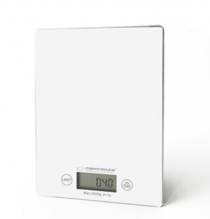 Esperanza EKS002W escabeaux de cuisine Blanc Comptoir Rectangle Balance de ménage électronique