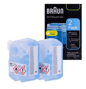 Braun 2 pack Cartouche de nettoyage