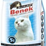 Certech Super Benek Blanc Antibactérien - Litière agglomérante pour chats 5 l