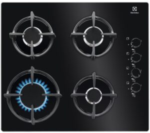 Electrolux EGG6407K Noir Intégré 59 cm Gaz 4 zone(s)