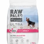 RAW PALEO Ultra Pork Mini Adult - aliments secs pour chiens - 750g