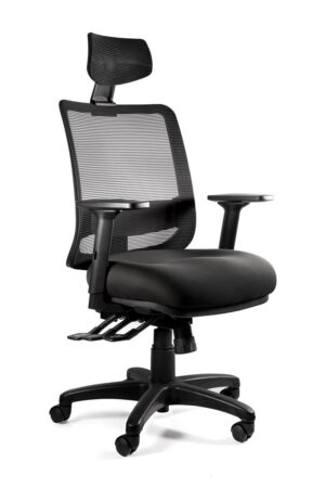 Siège de bureau ergonomique SAGA PLUS noir