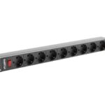 LANBERG POWER STRIP RACK 19" PDU 1U 9X SHUKO