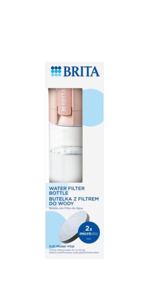 Bouteille filtrante à 2 disques Brita Vital peach