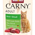 ANIMONDA Carny Adult Beef and ostrich - nourriture humide pour chat - 85g