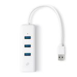 TP-Link UE330 station d'accueil Avec fil USB 3.2 Gen 1 (3.1 Gen 1) Type-A Blanc