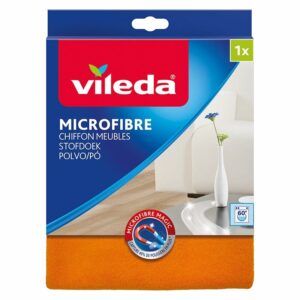 Vileda 4023103124967 Chiffon de nettoyage Microfibre, Polyester Orange 1 pièce(s)