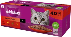 WHISKAS Classic Meals Mix - nourriture humide pour chat - 40x85g