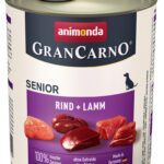 ANIMONDA GranCarno Senior Beef and lamb - nourriture humide pour chien - 800g