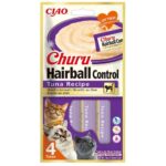 INABA Churu Hairball Control Tuna Recipe - Friandise pour chat - 4x14g