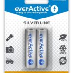 Piles rechargeables everActive Ni-MH R6 AA 2000 mAh Silver Line - 2 pièces