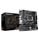 GIGABYTE B650M S2H Carte mère - AMD Ryzen série 9000, VRM 5+2+2 phases, jusqu'à 6400 MHz DDR5 (OC), 1xPCIe 4.0 M.2, LAN GbE, USB 3.2 Gen 1