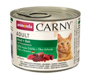 ANIMONDA Carny Adult Beef, venison and blueberries - nourriture humide pour chat - 200g