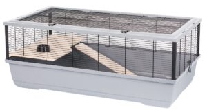 INTER-ZOO Bernie Wood grey- cage pour rongeurs - 100 x 54 x 39cm