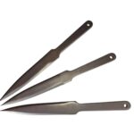 Couteaux de lancer sportifs KAL22 LIDER 3pcs argenté