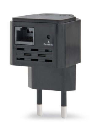 Gembird WNP-RP300-03-BK pont & répéteur Répéteur réseau 300 Mbit/s Noir