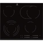 Electrolux EHF6547FXK plaque Noir Intégré 4 zone(s)