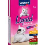 VITAKRAFT Cat Liquid-Snack with beef and chicken - Friandise pour chat - 16 x 15g