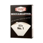 MOCCAMASTER Filtres à café en papier Nr 1 jetable 80 pièce(s)