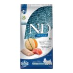 FARMINA N&D Ocean Dog Salmon, Cod, Cantaloupe, Melon Adult Mini - aliments secs pour chiens - 7 kg